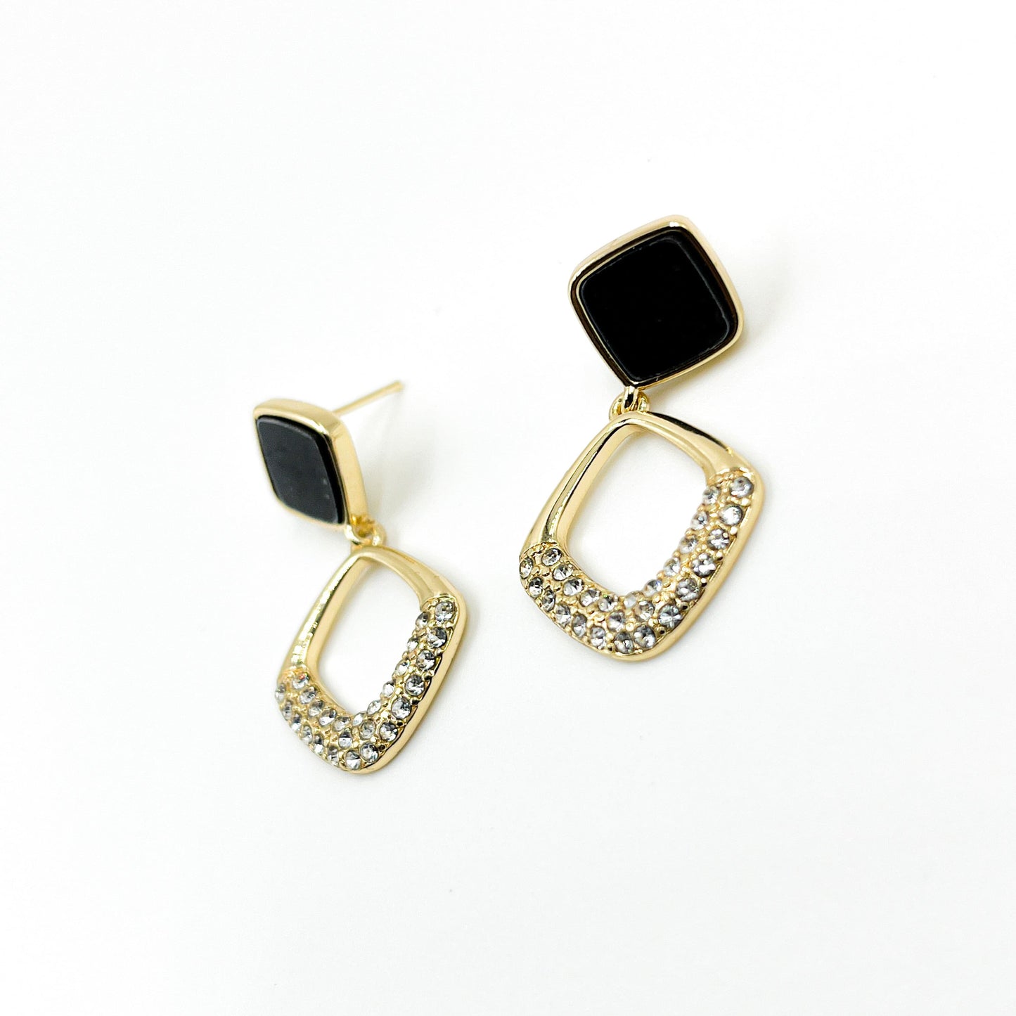 Korean Short AD Studded Earrings