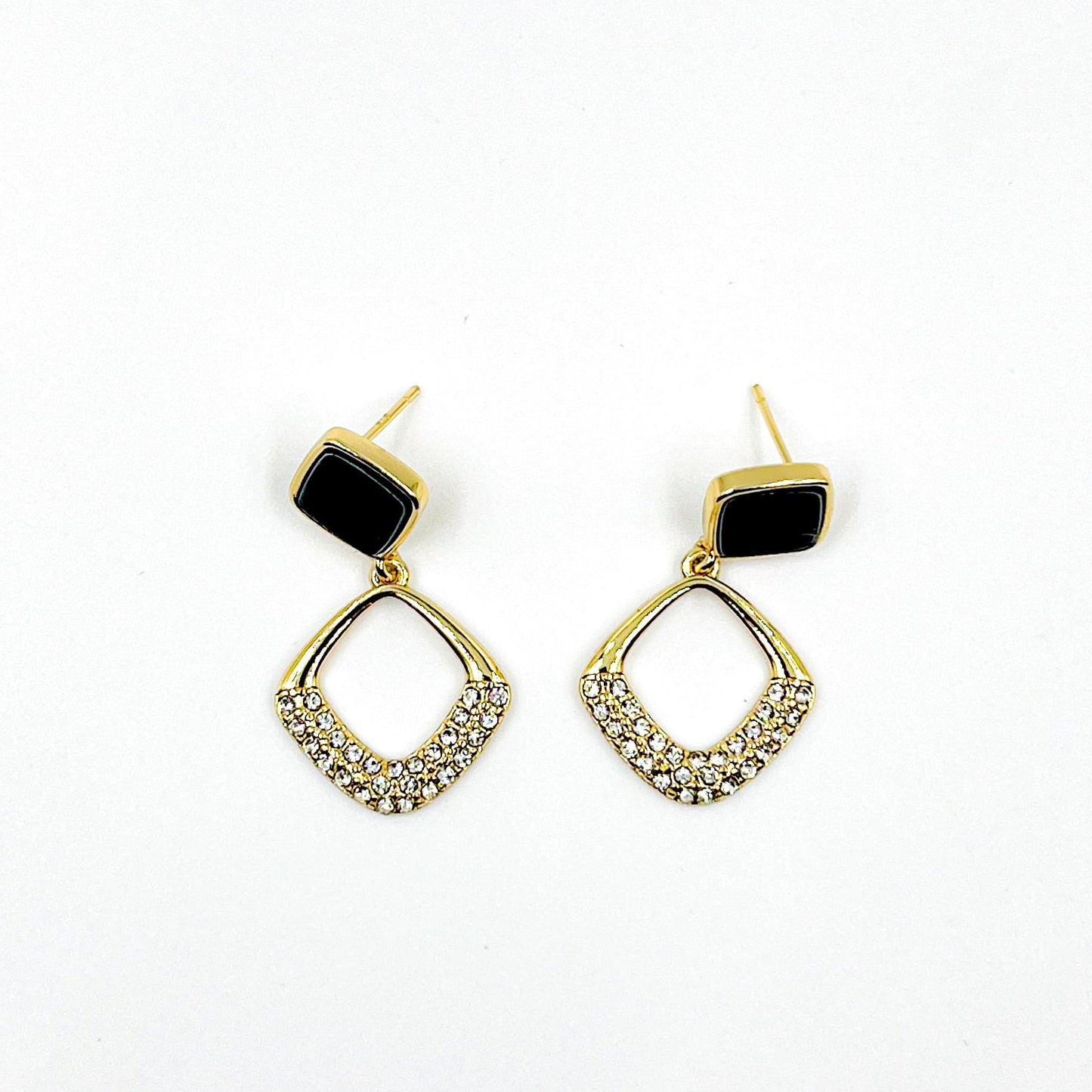 Korean Short AD Studded Earrings
