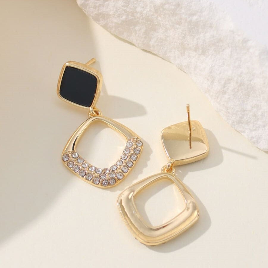 Korean Short AD Studded Earrings