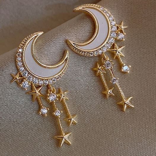 Korean Moon Delight Earrings