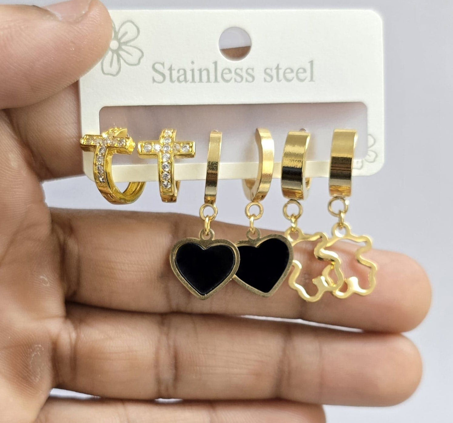 Anti Tarnish Earrings Combo